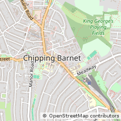 Map of Barnet, Herts