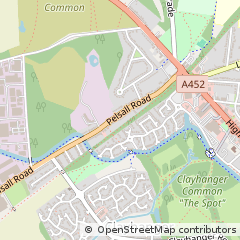 Map of Walsall, West Midlands