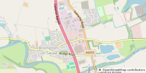 Map of Richmond, North Yorkshire