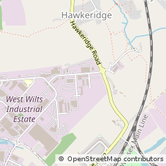 Map of Westbury, Wiltshire