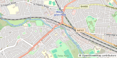 Map of Cardiff