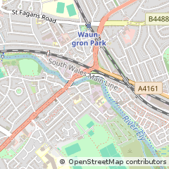 Map of Cardiff