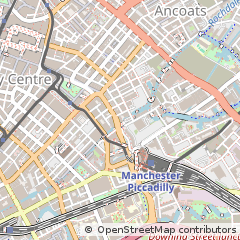 Map of Manchester
