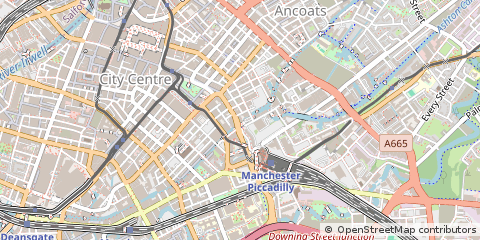 Map of Manchester
