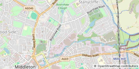 Map of Manchester