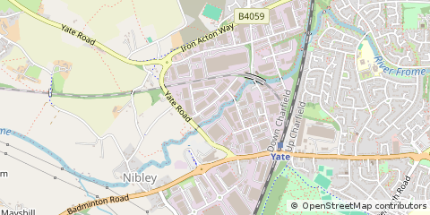Map of Yate, Bristol