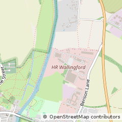 Map of Wallingford, Oxfordshire
