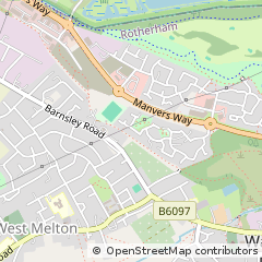 Map of Rotherham