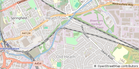 Map of Coalville, Leicester
