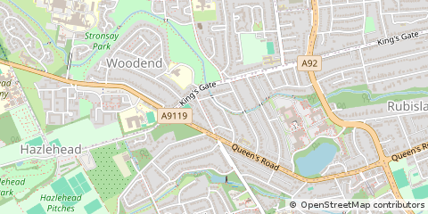 Map of Aberdeen