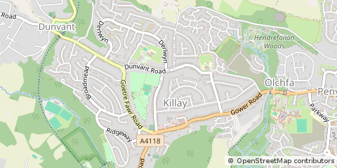 Map of Swansea