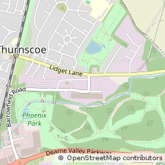 Map of Rotherham