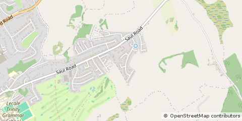 Map of Downpatrick, Co Down