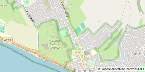 Map of Brighton, East Sussex