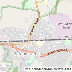 Map of Sevenoaks, Kent