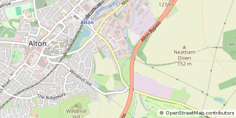 Map of Alton, Hampshire
