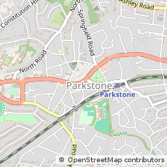 Map of Poole, Dorset