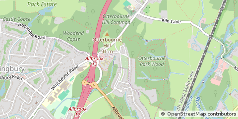 Map of Winchester