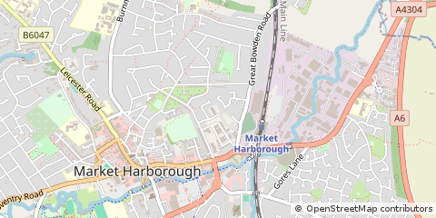 Map of Market Harborough