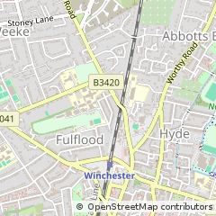 Map of Winchester