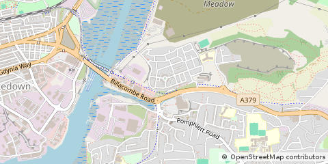Map of Plymouth, Devon