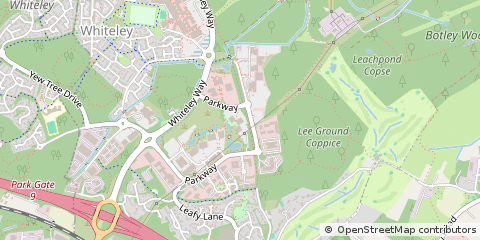 Map of Fareham, Hampshire