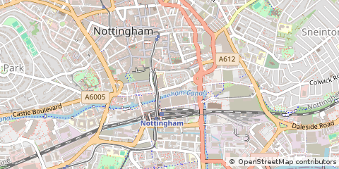 Map of Nottingham