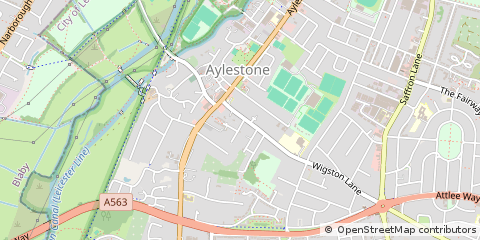 Map of Leicester
