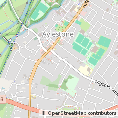 Map of Leicester