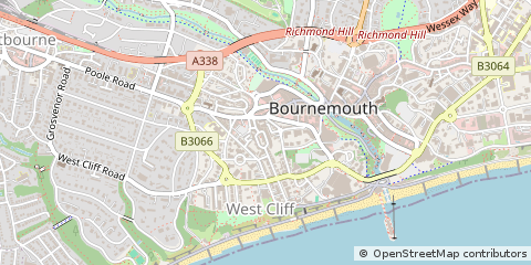 Map of Bournemouth