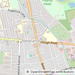 Map of Hull
