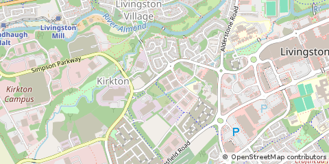 Map of Kirkton Road, Livingston
