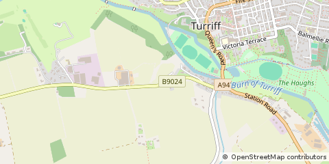 Map of Turriff, Aberdeenshire