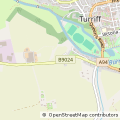 Map of Turriff, Aberdeenshire