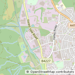 Map of Cinderford, Gloucestershire