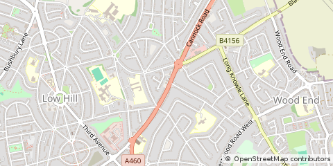 Map of Wolverhampton