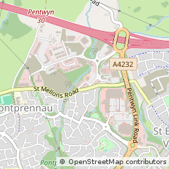 Map of Cardiff