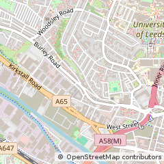 Map of Leeds