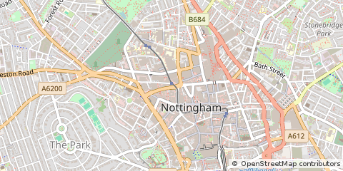 Map of Nottingham