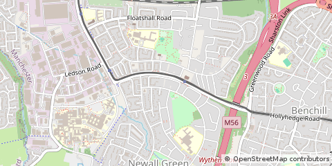 Map of Manchester