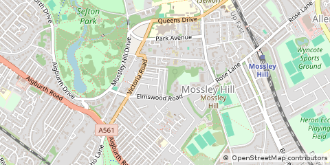 Map of Liverpool, Merseyside