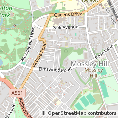 Map of Liverpool, Merseyside