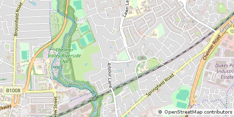 Map of Chelmsford