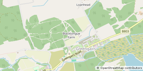 Map of Airdrie, Glasgow