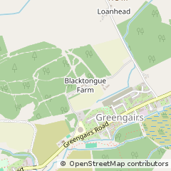 Map of Airdrie, Glasgow