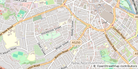 Map of Derby, Derbyshire