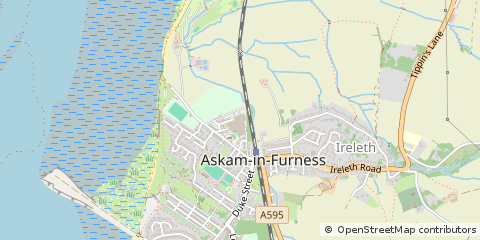 Map of Askam-in-Furness