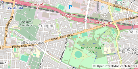 Map of Glasgow