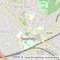Map of Swanley, Kent
