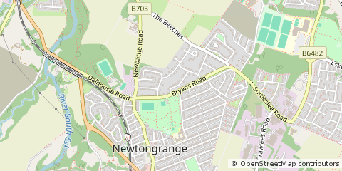 Map of Dalkeith